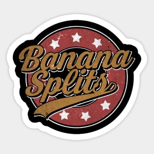 Personalized Name Banana Vintage Circle Limited Edition Sticker